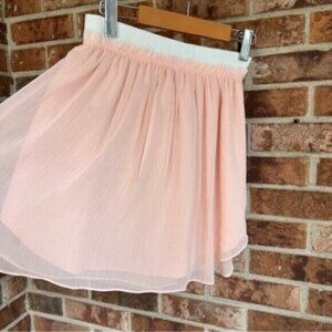 Aritzia Talula  * Tutu Style Skirt Pink And White EUC